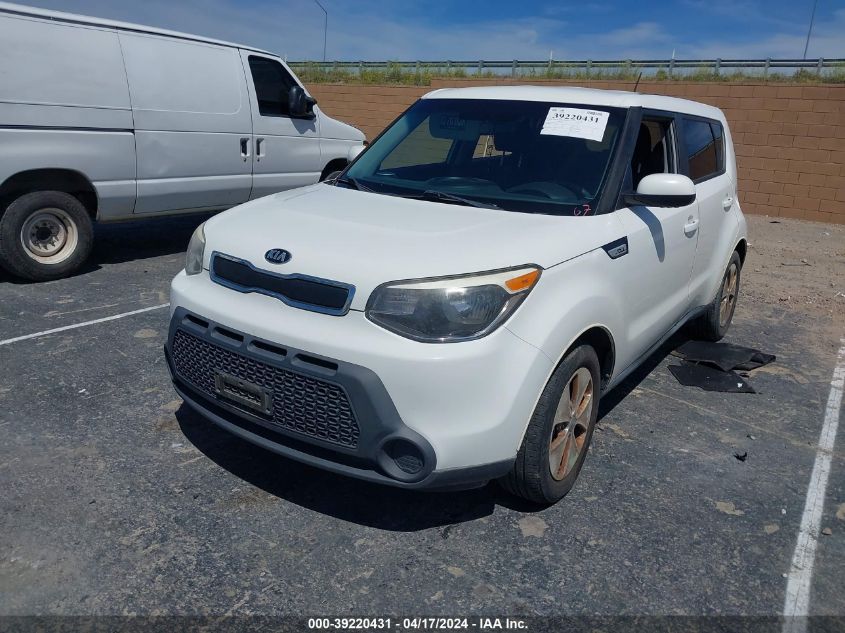 2015 Kia Soul VIN: KNDJN2A27F7780421 Lot: 39220431