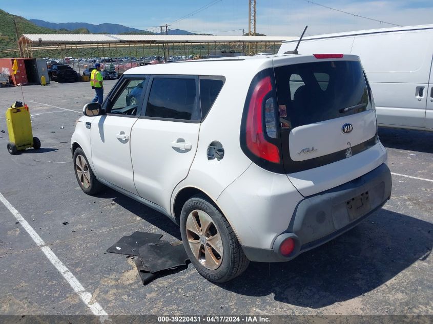 2015 Kia Soul VIN: KNDJN2A27F7780421 Lot: 39220431