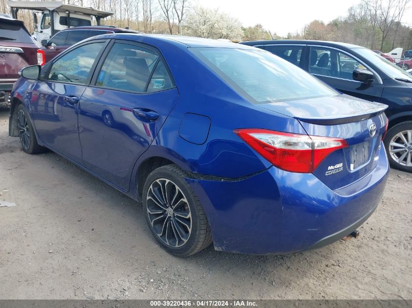 2015 Toyota Corolla S Plus VIN: 2T1BURHE7FC421438 Lot: 39220436