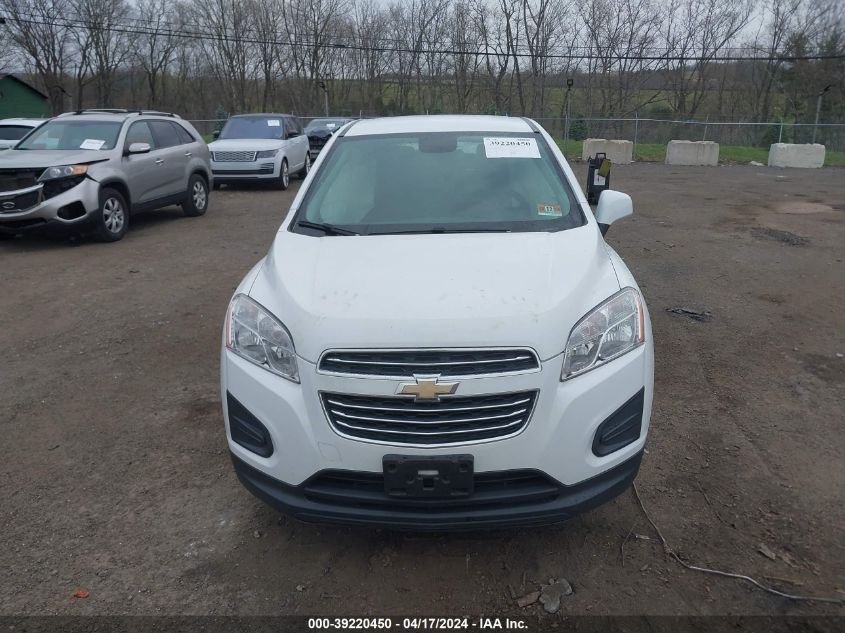 2016 Chevrolet Trax 1Ls VIN: KL7CJKSB4GB504471 Lot: 39230708