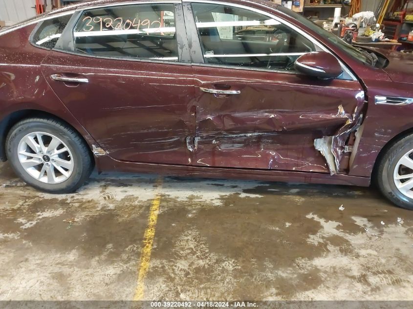 2018 Kia Optima Lx VIN: 5XXGT4L30JG201397 Lot: 39220492