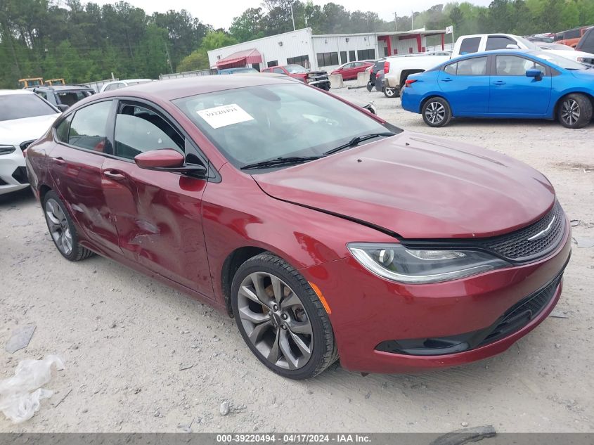 2016 Chrysler 200 S VIN: 1C3CCCBB7GN188280 Lot: 39220494