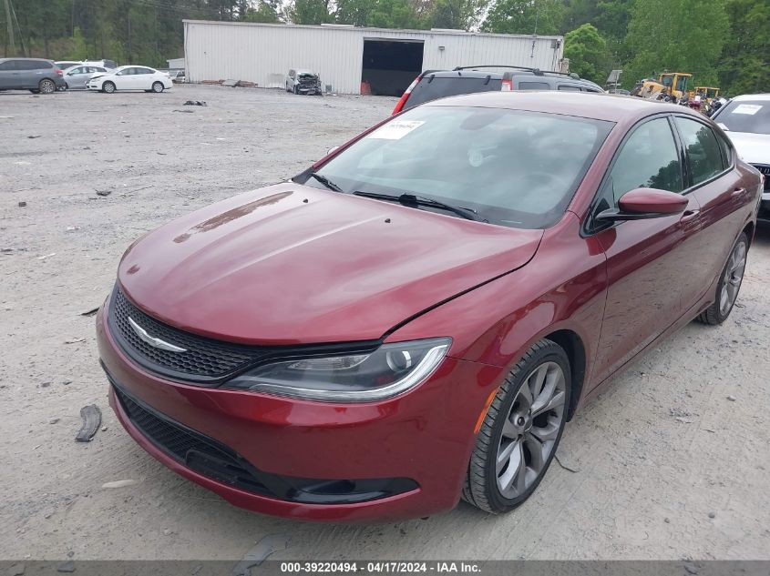 2016 Chrysler 200 S VIN: 1C3CCCBB7GN188280 Lot: 39220494