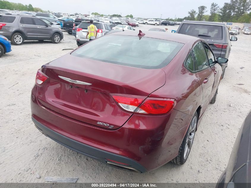 2016 Chrysler 200 S VIN: 1C3CCCBB7GN188280 Lot: 39220494