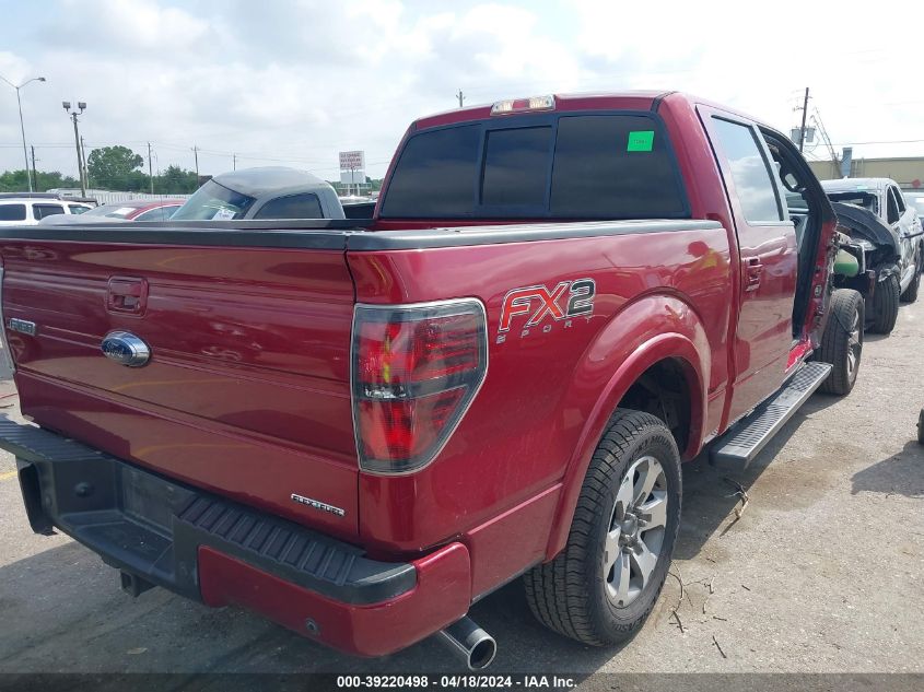 2013 Ford F-150 Fx2 VIN: 1FTFW1CF4DFD67422 Lot: 39220498