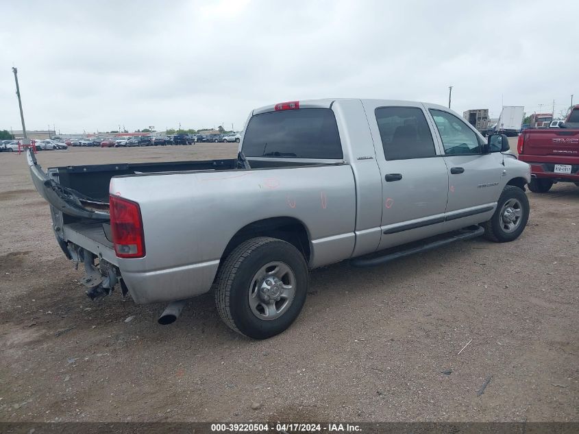 2006 Dodge Ram 2500 Slt VIN: 3D7KR29C36G145972 Lot: 39220504