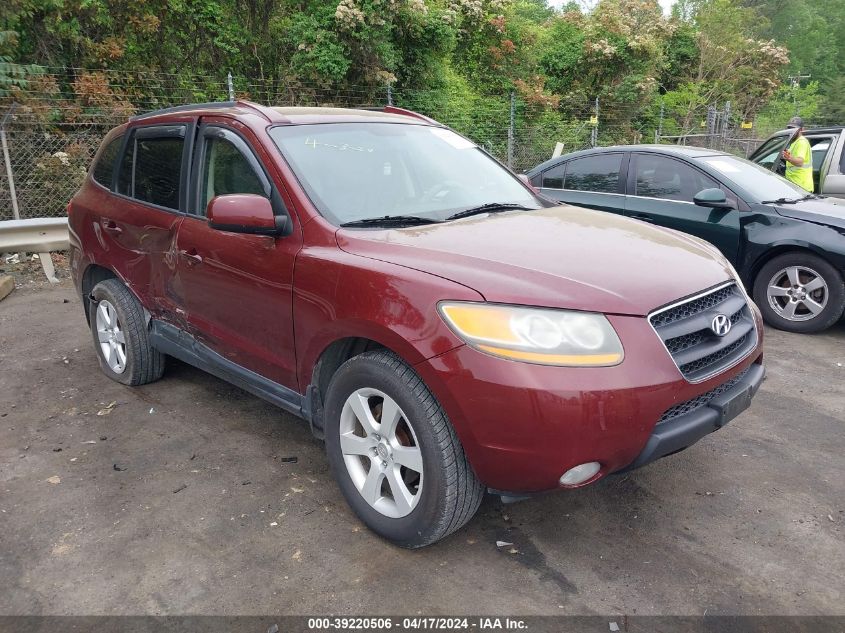 2008 Hyundai Santa Fe Limited/Se VIN: 5NMSH13E38H145544 Lot: 39220506
