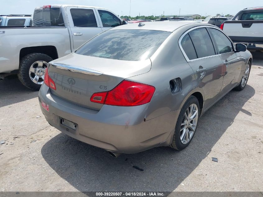 2008 Infiniti G35 Journey VIN: JNKBV61E08M225027 Lot: 39220507