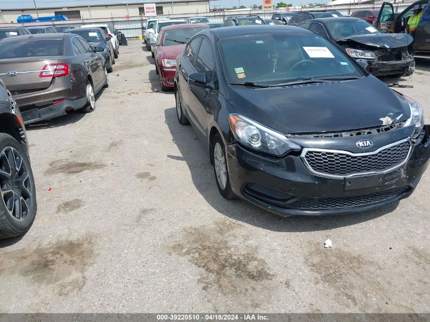 2014 Kia Forte Lx VIN: KNAFX4A66E5136186 Lot: 39220510