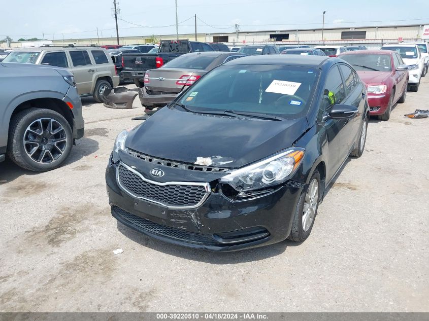 2014 Kia Forte Lx VIN: KNAFX4A66E5136186 Lot: 39220510