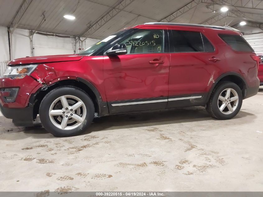 2016 Ford Explorer Xlt VIN: 1FM5K8D86GGA49666 Lot: 39220515