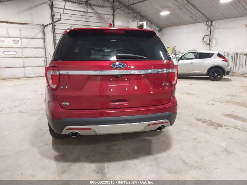 2016 Ford Explorer Xlt VIN: 1FM5K8D86GGA49666 Lot: 39220515