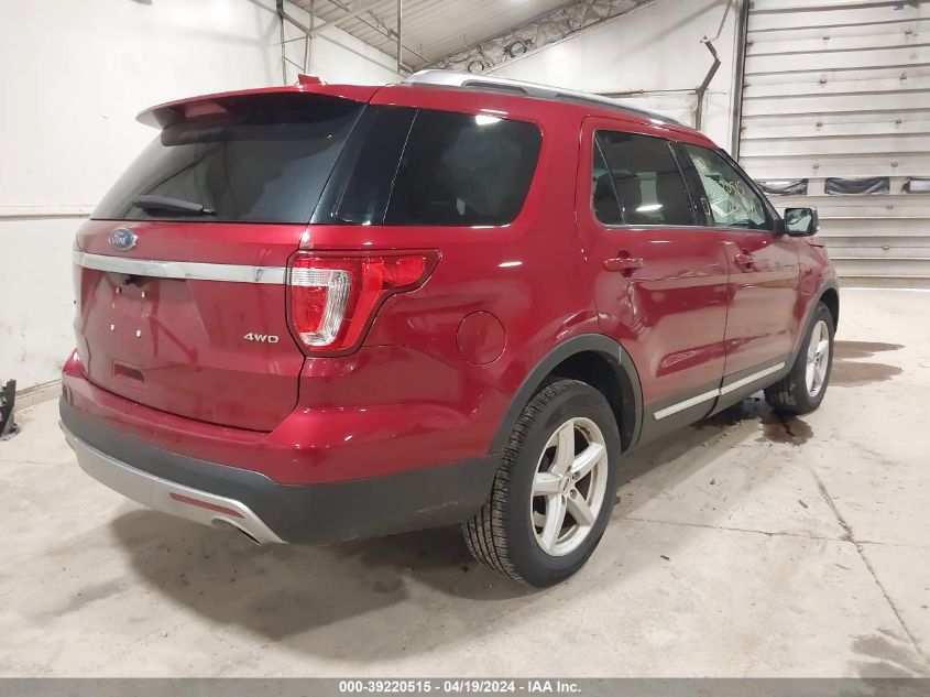 2016 Ford Explorer Xlt VIN: 1FM5K8D86GGA49666 Lot: 39220515