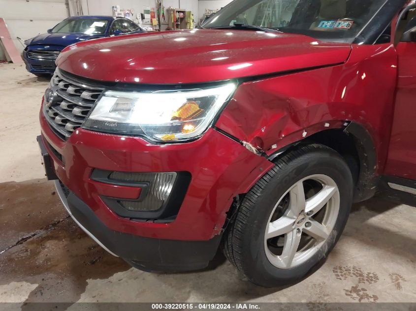2016 Ford Explorer Xlt VIN: 1FM5K8D86GGA49666 Lot: 39220515