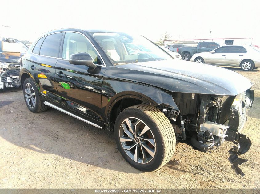 2021 Audi Q5 Premium Plus 45 Tfsi Quattro S Tronic VIN: WA1BAAFY1M2134562 Lot: 39220533