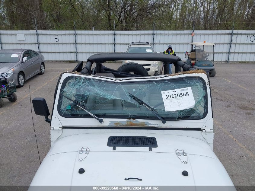 1995 Jeep Wrangler / Yj S/Rio Grande VIN: 1J4FY19P4SP235837 Lot: 39220568