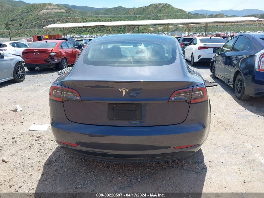 2023 Tesla Model 3 Rear-Wheel Drive VIN: 5YJ3E1EA4PF705014 Lot: 39220597