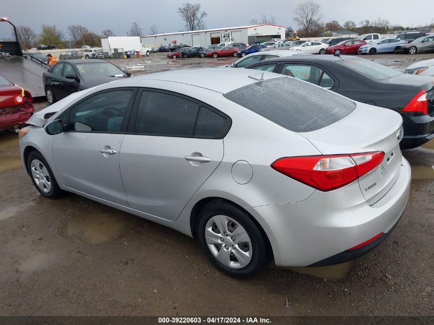 2015 Kia Forte Lx VIN: KNAFK4A63F5287356 Lot: 47207204