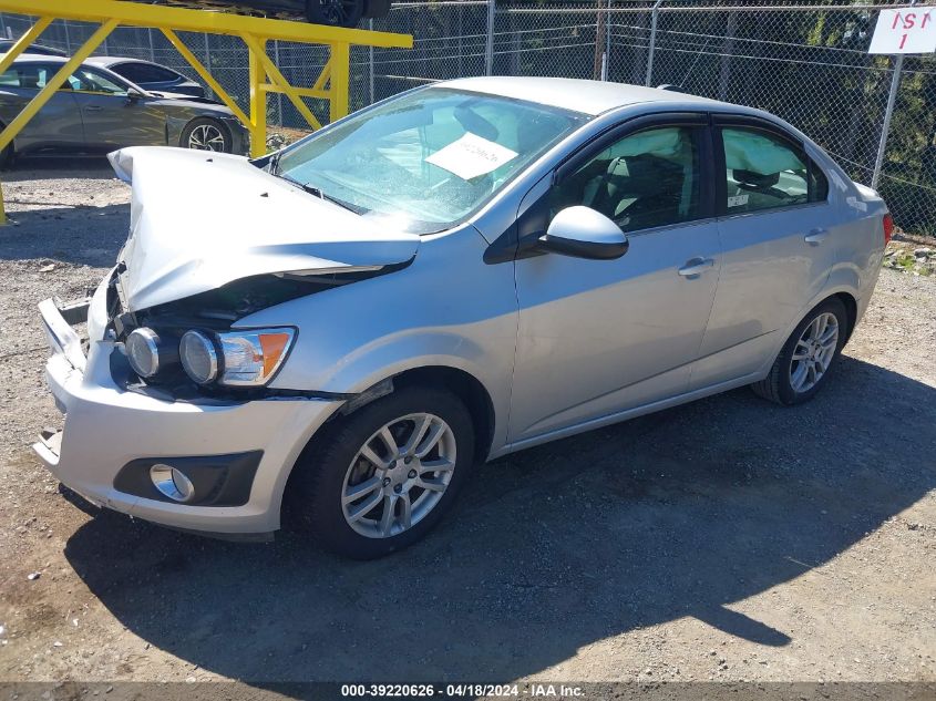 2015 Chevrolet Sonic Lt Auto VIN: 1G1JC5SH2F4141433 Lot: 39220626