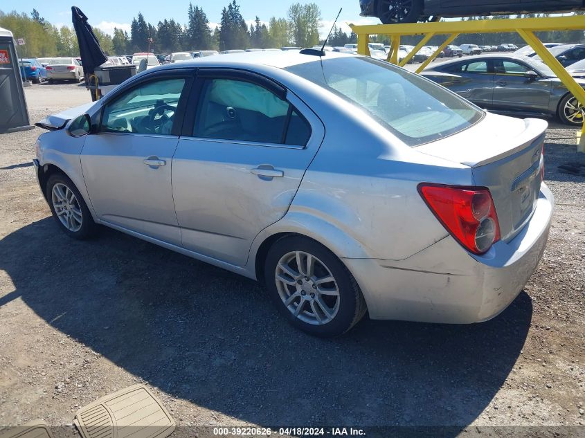 2015 Chevrolet Sonic Lt Auto VIN: 1G1JC5SH2F4141433 Lot: 39220626