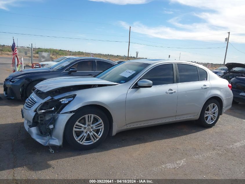 2013 Infiniti G37X VIN: JN1CV6AR2DM357759 Lot: 39220641