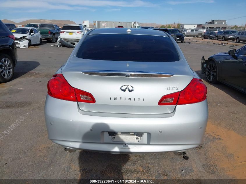 2013 Infiniti G37X VIN: JN1CV6AR2DM357759 Lot: 39220641