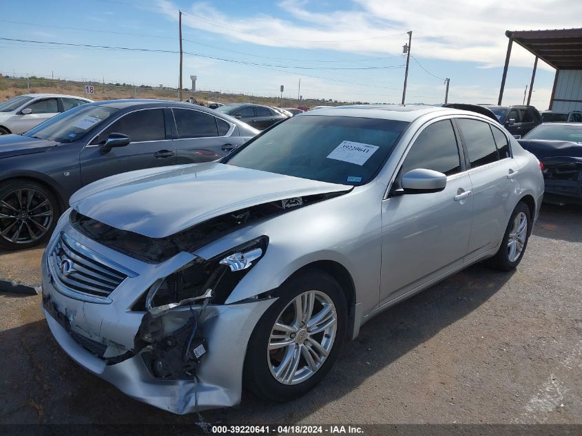 2013 Infiniti G37X VIN: JN1CV6AR2DM357759 Lot: 39220641