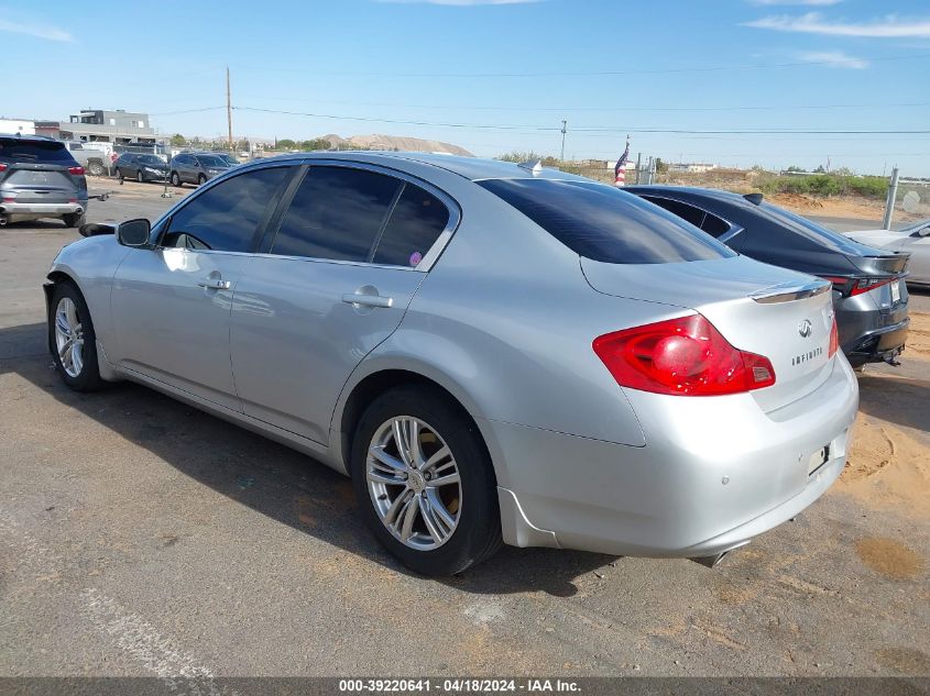 2013 Infiniti G37X VIN: JN1CV6AR2DM357759 Lot: 39220641