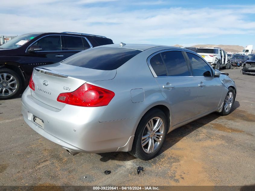 2013 Infiniti G37X VIN: JN1CV6AR2DM357759 Lot: 39220641