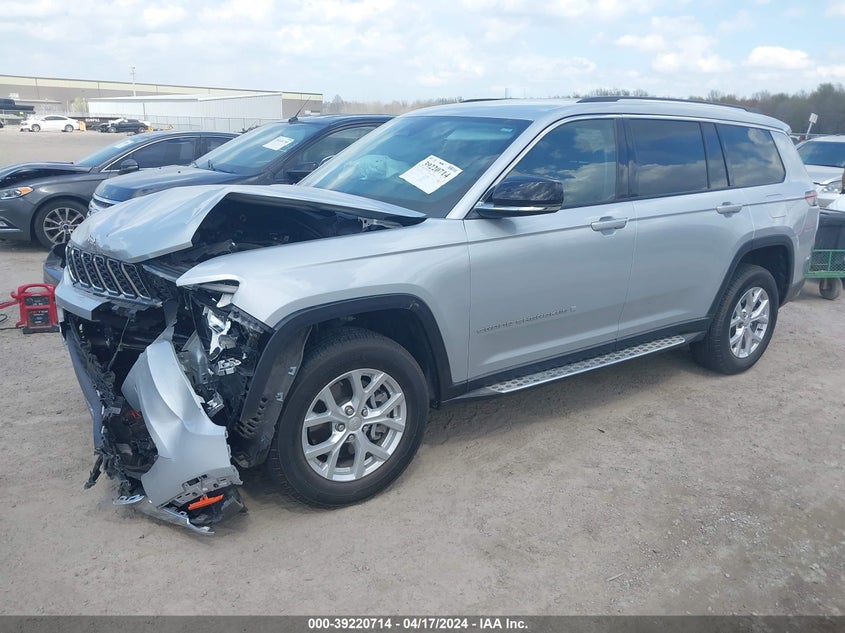 VIN 1C4RJKBG2P8751560 2023 JEEP GRAND CHEROKEE L LIMITED 4X4