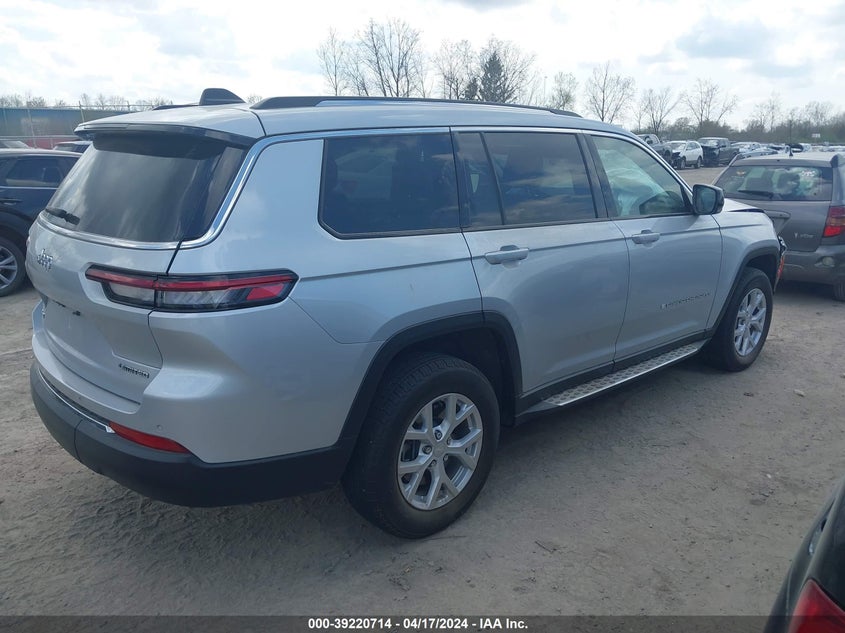VIN 1C4RJKBG2P8751560 2023 JEEP GRAND CHEROKEE L LIMITED 4X4