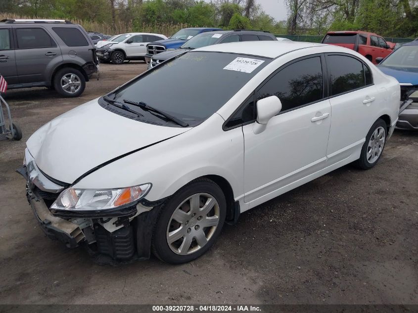 2010 Honda Civic Lx VIN: 2HGFA1F52AH585291 Lot: 39220728