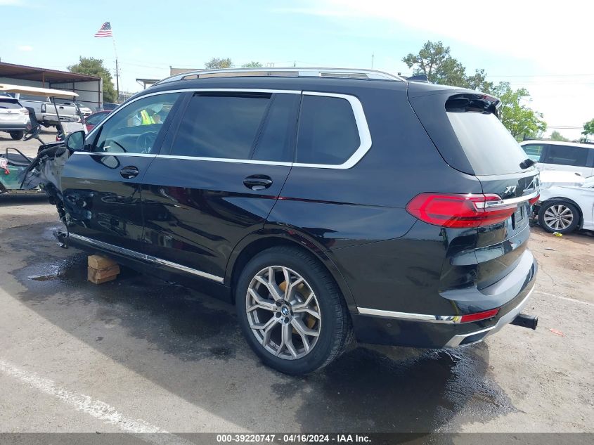 VIN 5UXCW2C03N9J22355 2022 BMW X7 XDRIVE40I