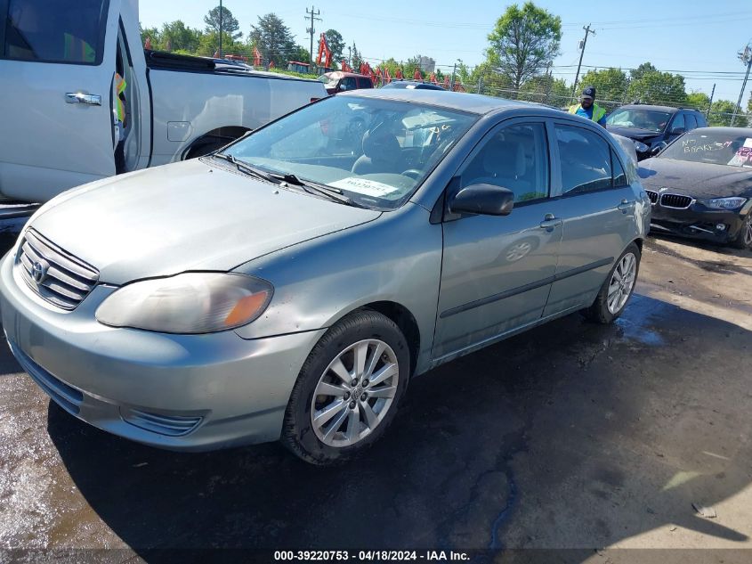 2003 Toyota Corolla Ce VIN: 1NXBR32EX3Z176927 Lot: 39220753