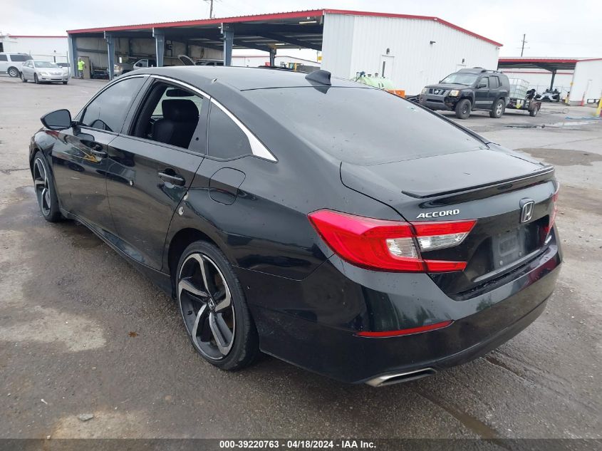 2019 Honda Accord Sport VIN: 1HGCV1F38KA065943 Lot: 39220763