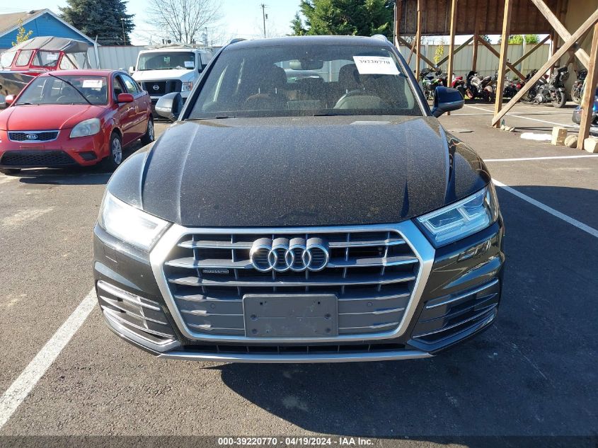 2018 Audi Q5 2.0T Premium/2.0T Tech Premium VIN: WA1BNAFY8J2085716 Lot: 39220770