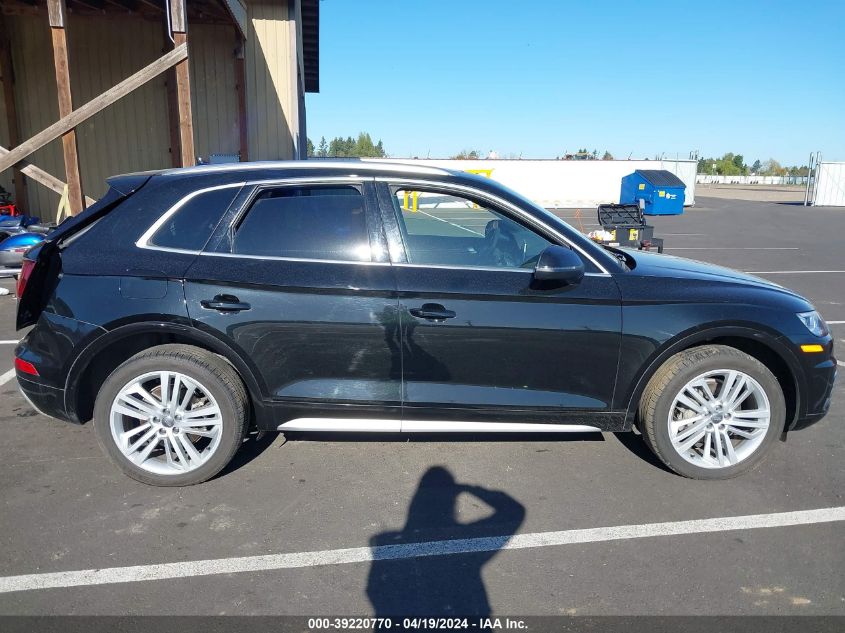 2018 Audi Q5 2.0T Premium/2.0T Tech Premium VIN: WA1BNAFY8J2085716 Lot: 39220770