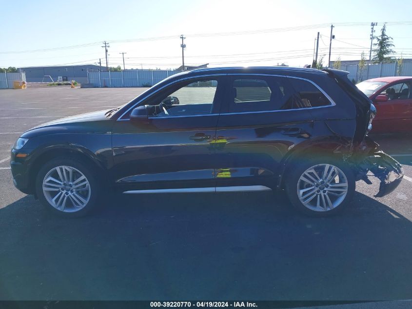2018 Audi Q5 2.0T Premium/2.0T Tech Premium VIN: WA1BNAFY8J2085716 Lot: 39220770