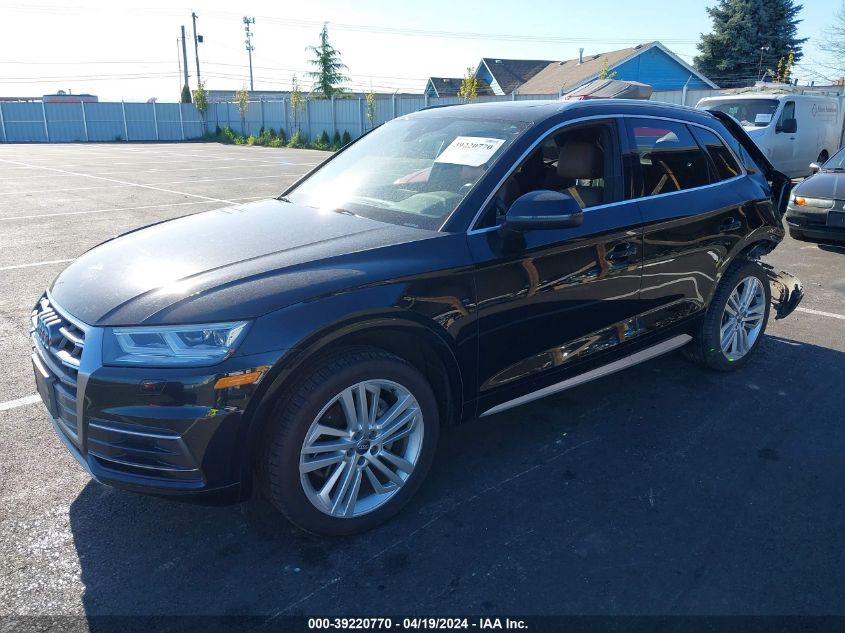 2018 Audi Q5 2.0T Premium/2.0T Tech Premium VIN: WA1BNAFY8J2085716 Lot: 39220770