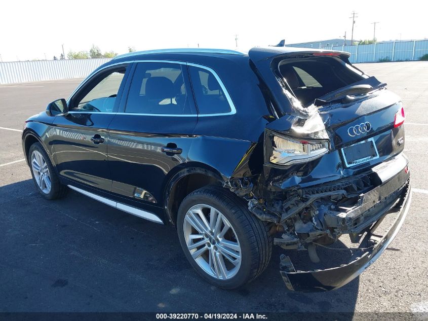 2018 Audi Q5 2.0T Premium/2.0T Tech Premium VIN: WA1BNAFY8J2085716 Lot: 39220770