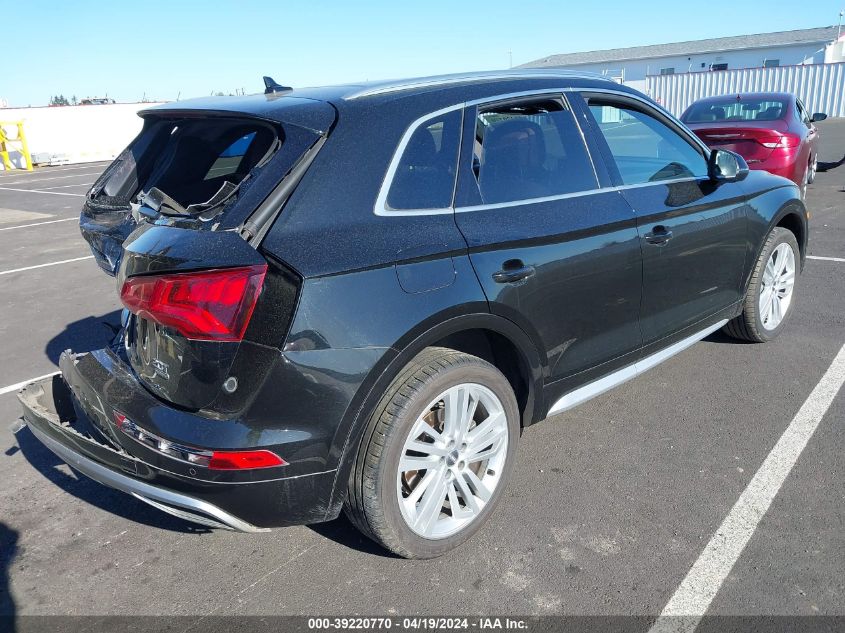 2018 Audi Q5 2.0T Premium/2.0T Tech Premium VIN: WA1BNAFY8J2085716 Lot: 39220770