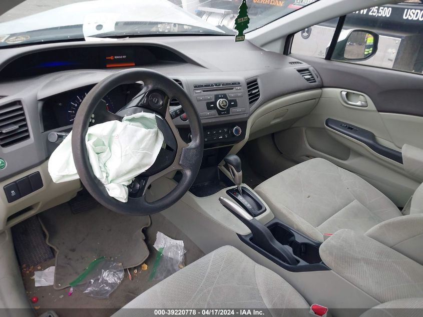 2012 Honda Civic Lx VIN: 19XFB2F51CE079340 Lot: 49955264