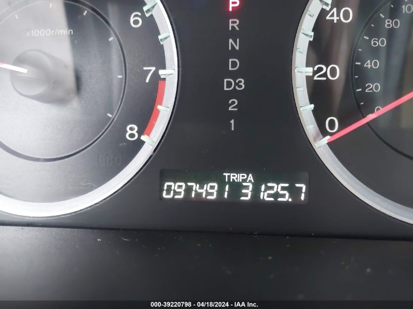 2010 Honda Accord 2.4 Ex-L VIN: 1HGCP2F85AA052335 Lot: 39220798