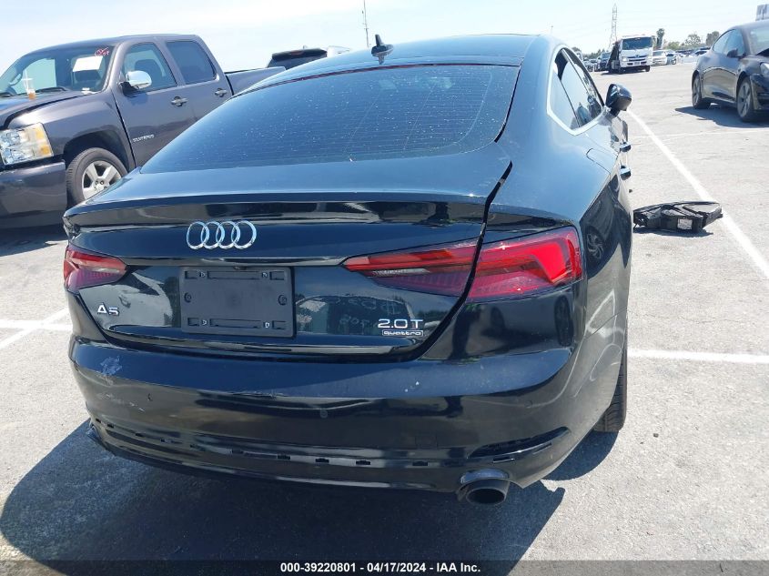 2018 Audi A5 2.0T Premium VIN: WAUBNCF56JA108484 Lot: 39220801