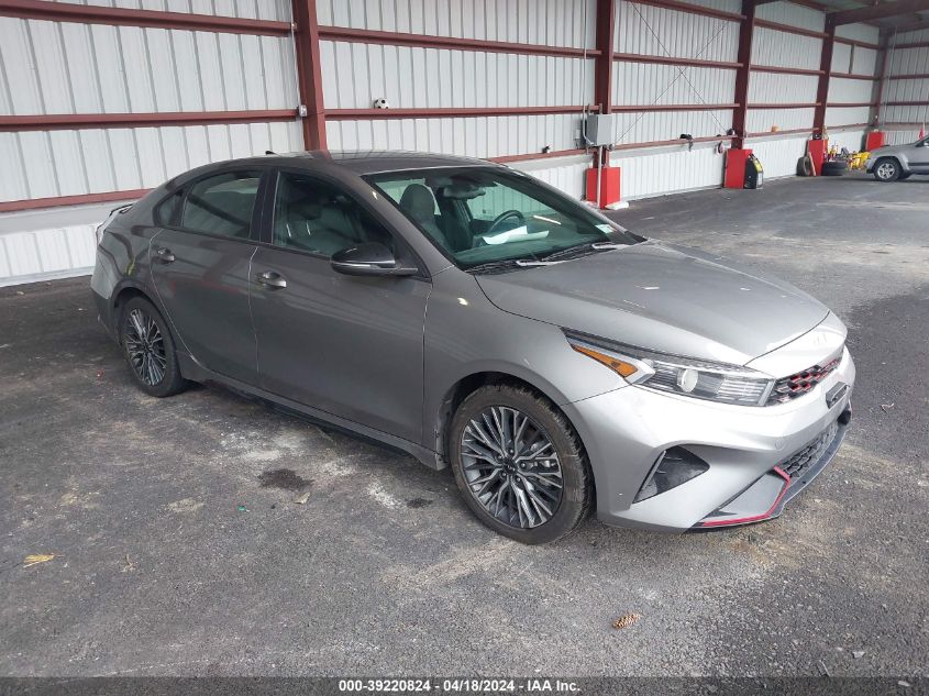 2022 Kia Forte Gt-Line VIN: 3KPF54AD0NE491754 Lot: 39220824