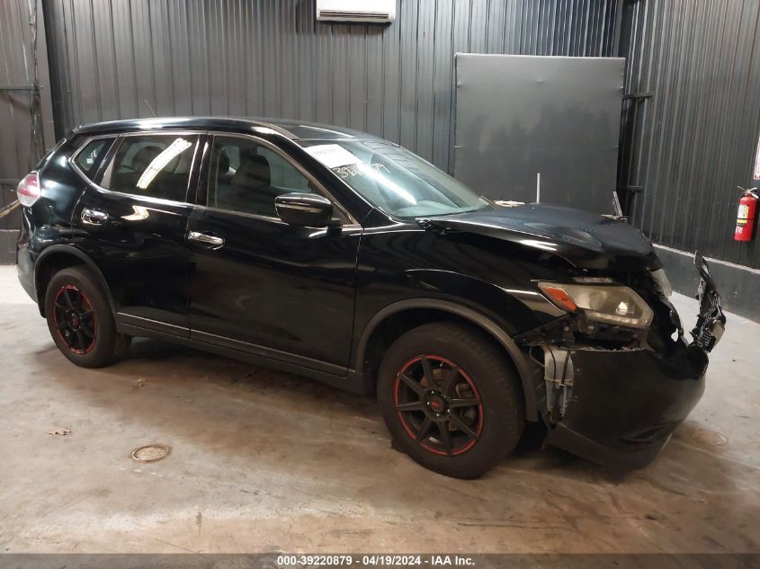 2015 Nissan Rogue S VIN: KNMAT2MV0FP504111 Lot: 39220879
