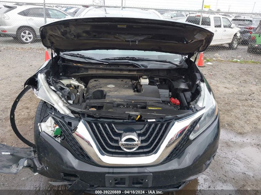 2018 Nissan Murano Sl VIN: 5N1AZ2MG7JN187525 Lot: 39220889