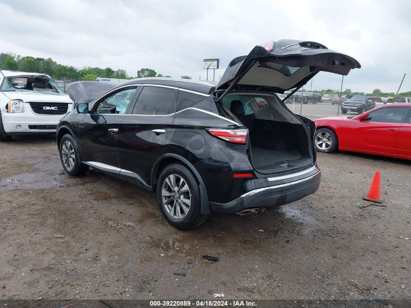 2018 Nissan Murano Sl VIN: 5N1AZ2MG7JN187525 Lot: 39220889