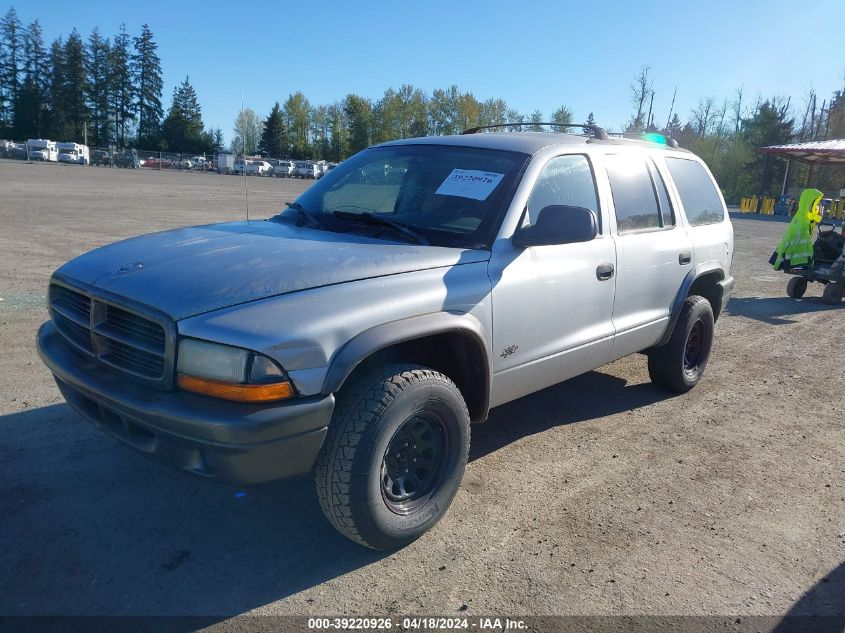2002 Dodge Durango Sport VIN: 1B4HS38NX2F196623 Lot: 39220926