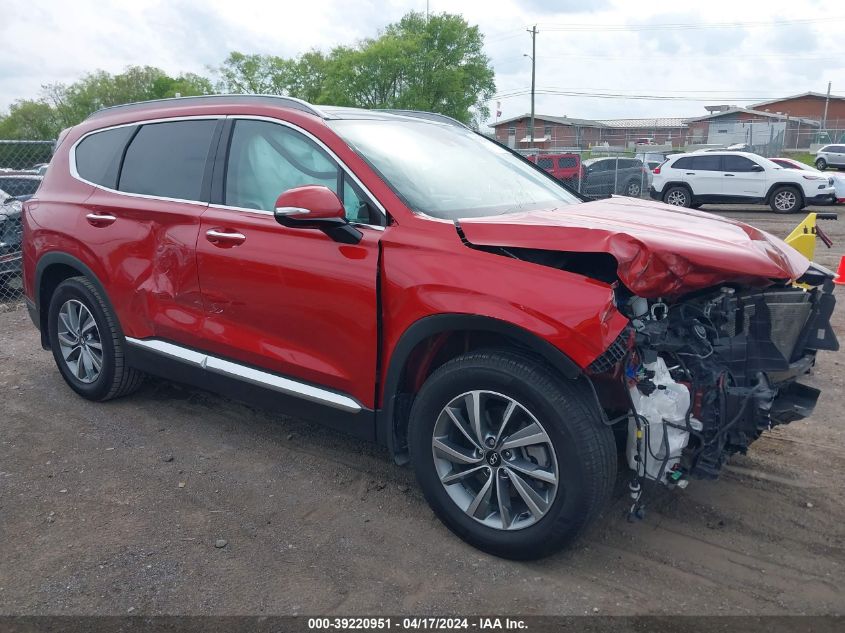 2020 Hyundai Santa Fe Sel VIN: 5NMS33AD3LH185054 Lot: 39220951